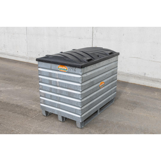 Box 0,8 m3 à couvercle alt