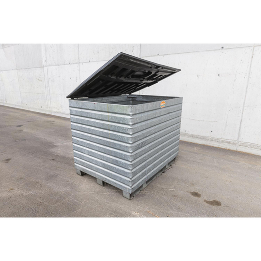 Box 2,2 m3 à couvercle alt