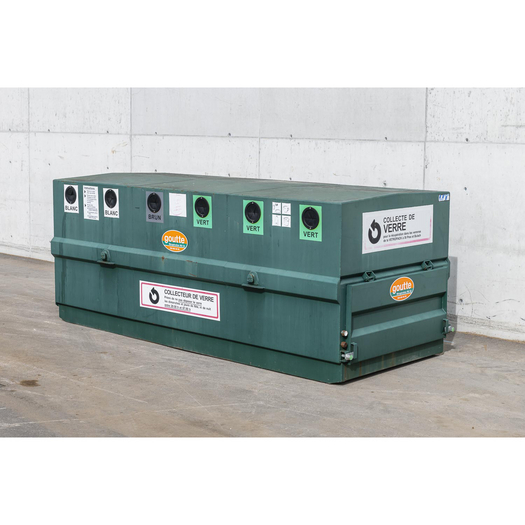 Multi-benne 12 m3 pour verre alt